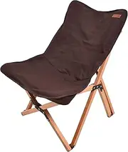 Peace Park Camping Chair, Outdoor Chair Wood Chair, Small, Foldable, Compact, Includes Storage Bag