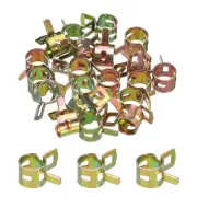 ID 9mm 11/32inch Fuel Line Hose Clips,Pipe Clamps,Spring Hose Clamp,20PCS