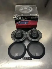 New Infinity RS 63k Kappa 6 1/2” Car Audio Speakers Emit Open Box 6 7 8 9