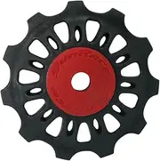 Sunrace Plastic Jocky Wheel Set - Black/Red, 11T