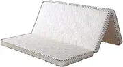 Three-Fold Coir Mattress, Foldable Japanese Floor Mattress, Floor Mattress for Adults 3e Coconut Palm Orthopedic Mattress Pad, 5cm Folding Sleeping Mat, Firm Feel Quiet Tatami