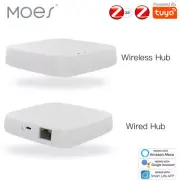 MOES Wireless Tuya ZigBee 3.0 Smart Gateway Hub Bridge Alexa Google Smart Life