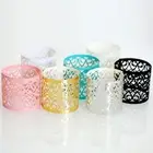 50pcs Napkin Ring Eye-catching Minimalist Beautiful Charming Napkin Ring