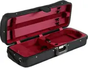 Bobelock B1003 Featherlite 4/4 Violin Case - Black with Wine Interior