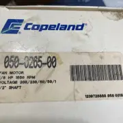 NOS! Sealed Copeland 050-0265-00 1/6 hp 1550 RPM 230V Fan Motor! $0 Ship to USA!
