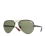 Superdry SDR Micah Matte Gold Aviator Sunglasses M97191IT-MGOL