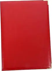 SEWACC Workmanship Big Red Folder Binder Portfolio Organizer Office Portfolio Folder