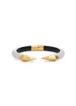 Alexis Bittar Pyramid Lucite and 14kt Gold-plated Bracelet - Silver ONE SIZE
