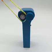 Zip String Rope Launcher Loop Lasso String Toy Loop Lasso String Shooter Handheld Rope Launcher Toy Propeller Thruster for Kids Adults (Color : Blue)