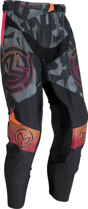 Moose Offroad Sahara, textile pants , color: Black/Grey/Red , size: 36