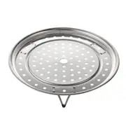 Stainless Steel Steamer Rack Pot Steaming Tray Stand Cookware Fish Bun Dumpling Shelf Instant Kitchen Cooking Tools