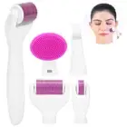 Micro Needle Roller Facial Skin Cleaning Brush Needle Roller With Replaceabl NOW
