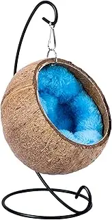GANAZONO 1Set Comfortable Pet Hanging Bed Warm Swing Nest for Hamsters Guinea Pigs Animals Easy to Install Durable Structure Bedding Included