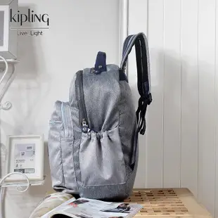 ＊米猜Shop＊全新Kipling 猴子包 K21305 牛仔灰拼接 男女雙肩包SEOUL GO S 大容量 後背包學生書包