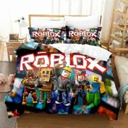 v5629 Bed Sheets Roblox Minecraft Duvet Cover Pillowcase Bedding Set Bed Sheets IU5629