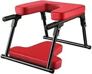 Yoga Inversion Stool, Foldable Inversion Table, Multifunctional Home Fitness Inversion Stool, Headstand Stool, Yoga Chair For Practicing Headstand, Shoulder Stand And Strength Training ( Color : Red )