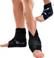 Vecozey Reusable Gel Ice Packs for Ankles and Heels Injuries, 2Pcs Ankle Ice ...