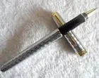 Perfect Parker Sonnet Series Silver Rollerball Pen Fine Nib Black Ink Refill