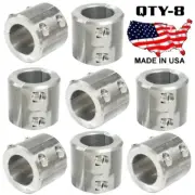 8 - Steel Universal Weld On Bar Clamp 1-1/4" Roll Cage Fabrication Mount 4 Bolt