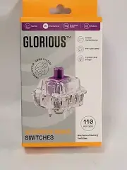 Glorious Lubed Mechanical Keyboard 5-pin Hot Swappable Switches (110x) - Mako