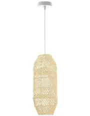 [Lexi Lighting] Zinnia Rattan Pendant Small Light in Natural