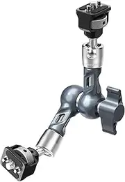 NEEWER 7" Articulating Magic Arm, Camera Monitor Mount with Ball Heads Anti Twist Pins 1/4" Screws for DSLR Action Camera Webcam Video Light Compatible with SmallRig Cage Rig, Max Load 6.6 lb, UA077