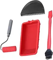 Woodworking Glue Applicator - Glue Roller with Application Tray | Reusable Hand Tool, Include Brush and Spreader, Spreading Adhesive Efficiently