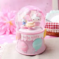 在飛比找momo購物網優惠-【JARLL 讚爾藝術】Hello Kitty 生日 水晶球