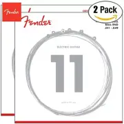 2-PACK Fender 150M Original 150's Pure Nickel Med Electric Guitar Strings 11-49