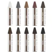 Wood Filler Stick, 10 Pcs Wax Sticks Wood Touch Up Markers, 10 Colors