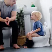 Nuby Potty, My Real Mini Size Toilet with Lid and Flush Sound, Potty Training To