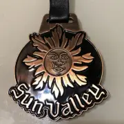 Sun Valley Golf Bag Tag... 2 Sided… w/ Leather Strap