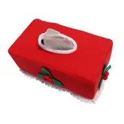 Christmas Tissue Holder Felt Tissue Box Christmas Tissue Box Xmas Tissue Box Christmas Tissue Case