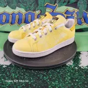 Adidas Pharrell Williams HU Stan Smith Men's Yellow/White Shoes Sz 5