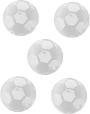 HANABASS 5pcs Crystal Football Crystal Ball Ornaments Desk Soccer Decor Desk Crystal Ball Decor Crystal Ball Decors Small Soccer Crystal Soccer Decors Crystal Ball Decoration Crystal Crafts