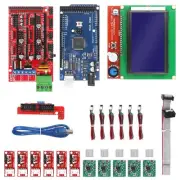 New 3D Printer Kit RAMPS + 12864 LCD Controller + MEGA 2560 R3 + A4988 Driver N