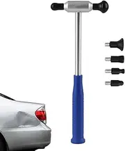 Dents Removal Kit | Car Dents Kit Repair Tool Remover,Tap Down Hammer with 6 Replacement Heads, Removal Tools for Auto Body Dings Damage