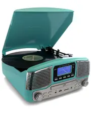 Trexonic Retro Wireless Bluetooth, Record & CD Player