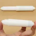 White Plastic Replacement Toilet Paper Roll Holder Roller Insert Spring U9P5