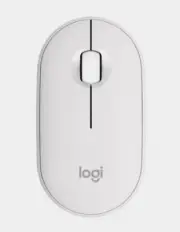 Logitech Pebble M350S Wireless Optical Mouse White Graphite 1000 dpi