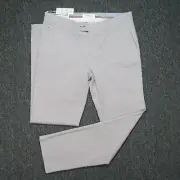 Brax Pants Men 36x34 Gray Evans Chino Kapok Pima Lightweight Stretch NWT
