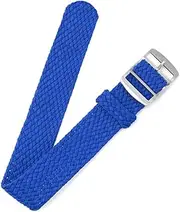[BARAK WATCHES] Canvas Nylon Watch Straps, Nylon Braided Watch Band, Replacement Watchband Hook and Loop Straps (16mm,18mm,20mm,22mm) For Men Women