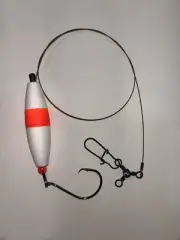 Surf Shark Fishing Rig 8/0Circle Hook With Red And White Float