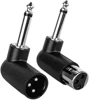 XLR 3 Pin Female Male to 1/4" 6.35mm Adapter Converter for Studio Mixers