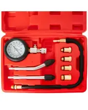 Compression Tester Kit, Small Engine Cylinder Test Pressure Gauge Tool S