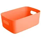 Storage Basket Multi-use Space-saving Countertop Storage Container Plastic