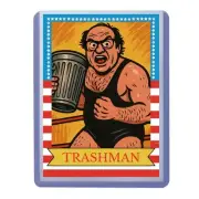 Trashman Danny Devito Custom Wrestling Art Trading Card