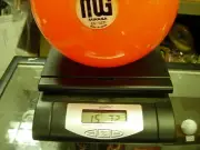 15# 7oz NOS NIB Mikasa MG Acrylic Orange Bowling Ball