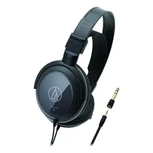 Audio-Technica 鐵三角 ATH-AVC300 頭戴式耳機 有線耳機 6.3mm 3.5mm 附轉接頭 黑