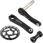 28T Chainring Children's Bicycle Crankset Aluminum Lightweight, Portable Components Children's Bicycle Crankset Crank Arm Accessories